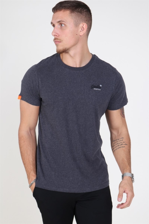 Superdry Vintage Embroidery T-shirt Nordic Charcoal Marl