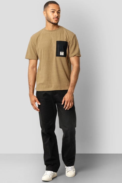 Fat Moose Nick Structure Tee Khaki