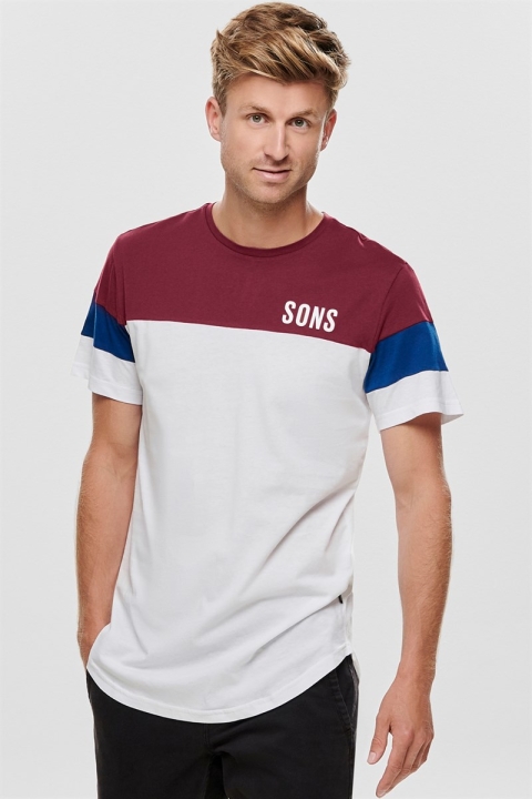 Only & Sons Bear T-shirt White