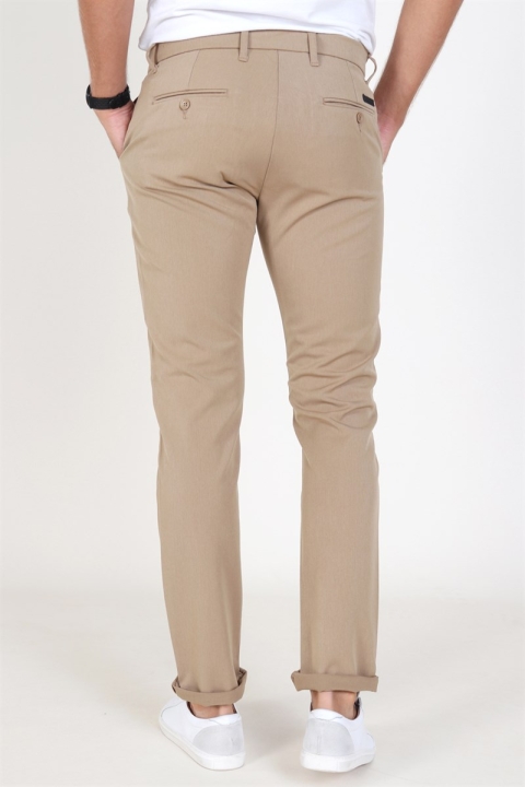 Woodbird Steffen Twill Broek Khaki