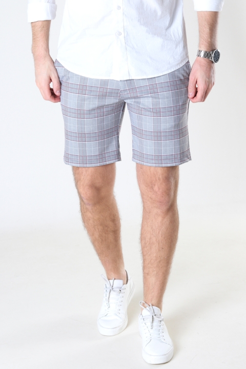 Jack & Jones PHIL CHINO SHORTS NOR STS Light Grey Melange AOP