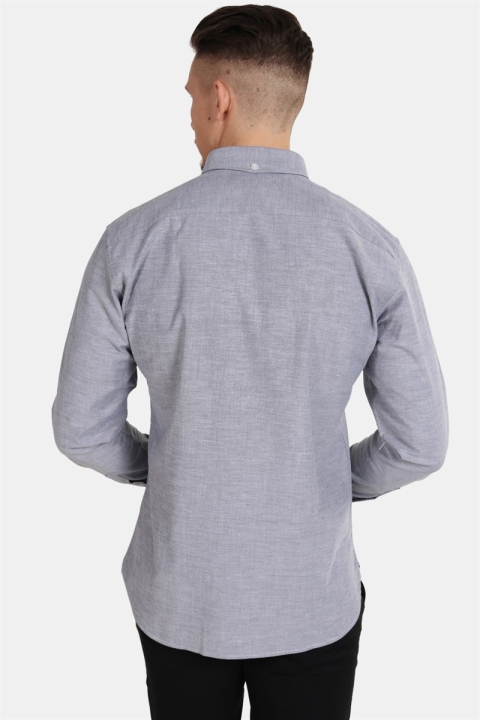Clean Cut Oxford Plain Overhemd Grey