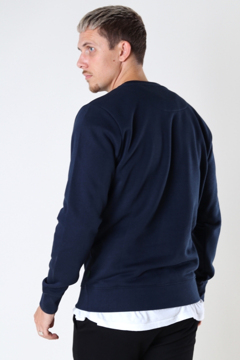 Kronstadt Lars Organic/Recycled sweat crew Navy