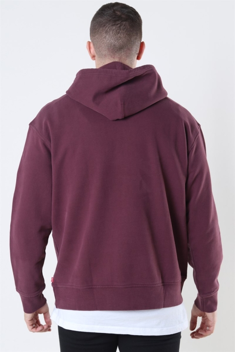 Levis Relaxed Graphic Hoodie Bordeux