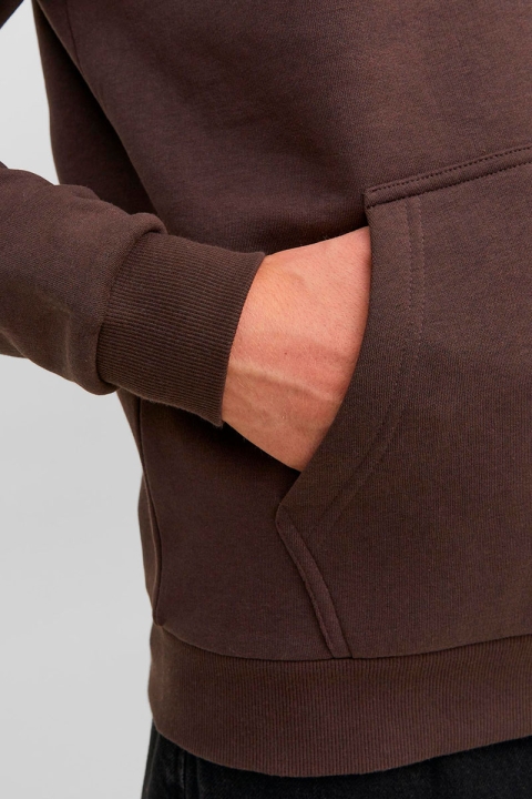 Jack & Jones Bradley Sweat Hoodie Seal Brown