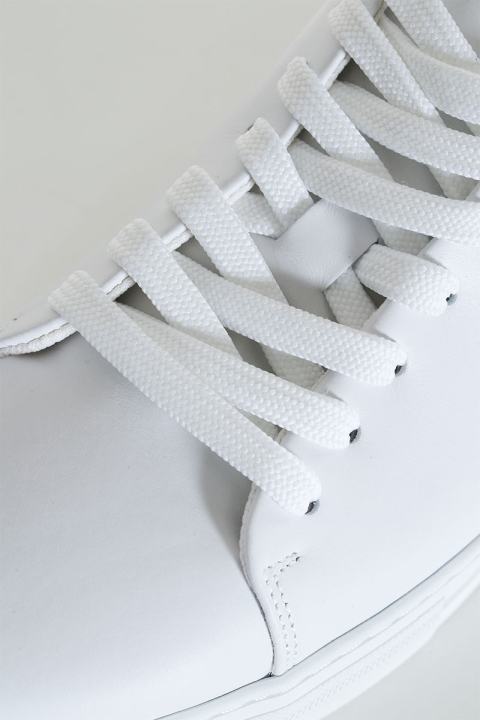Selected SLHDAVID CHUNKY LEATHER SNEAKER NOOS White