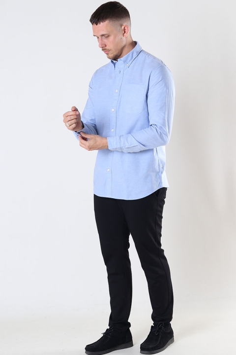 Selected SLHREGRICK-OX FLEX SHIRT LS S NOOS Light Blue