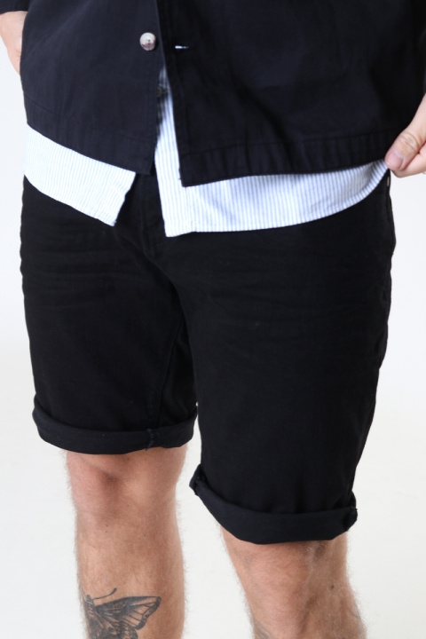 Clean Cut Copenhagen Chris Stretch Shorts 1001  Black Denim