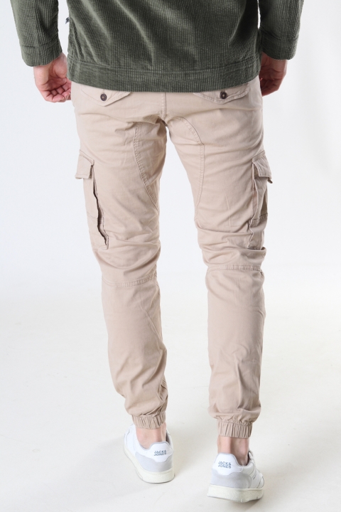 Jack & Jones Paul Flake Cargo Pants White Pepper