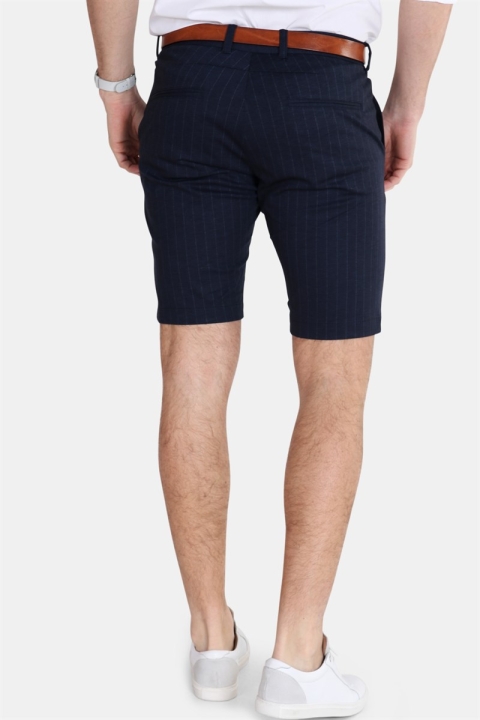 Gabba Jason Chino Pinstripe Shorts Navy