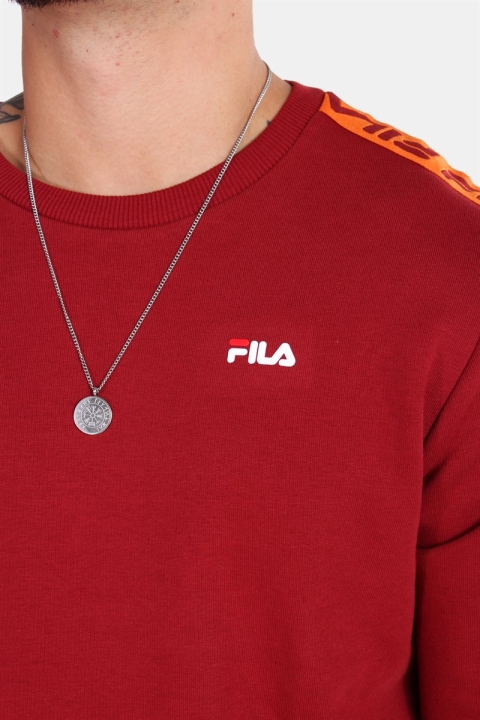 Fila MEN Aren Crew Sweat Merlot