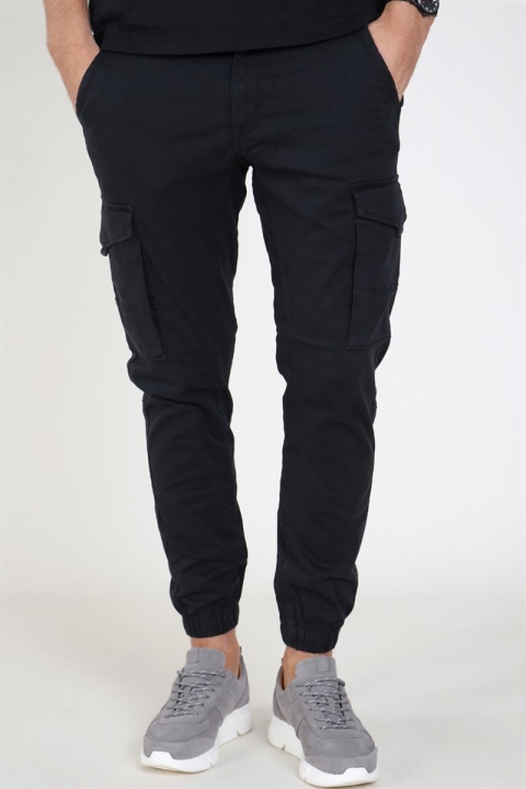 Jack & Jones Paul Flake Cargo Pants Black