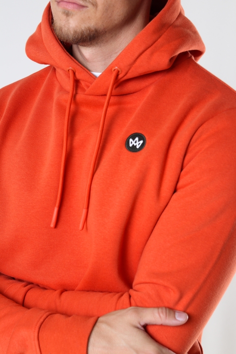 Kronstadt Lars Organic/Recycled hood sweat Burned Orange