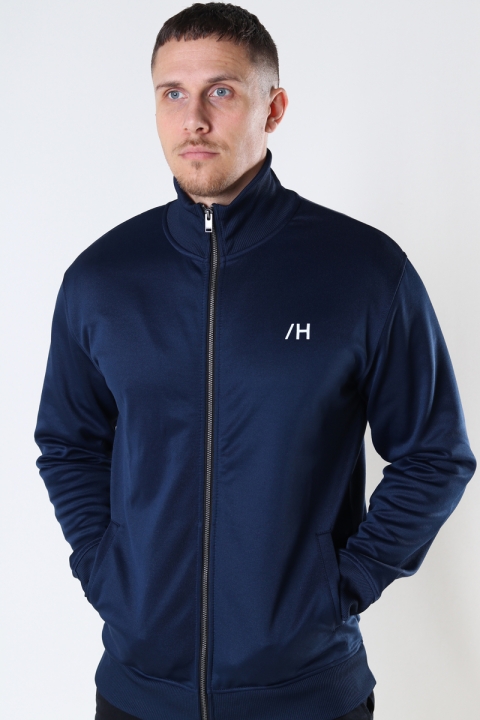 Selected SLHREG VALE SWEAT HIGH NECK ZIP Navy Blazer