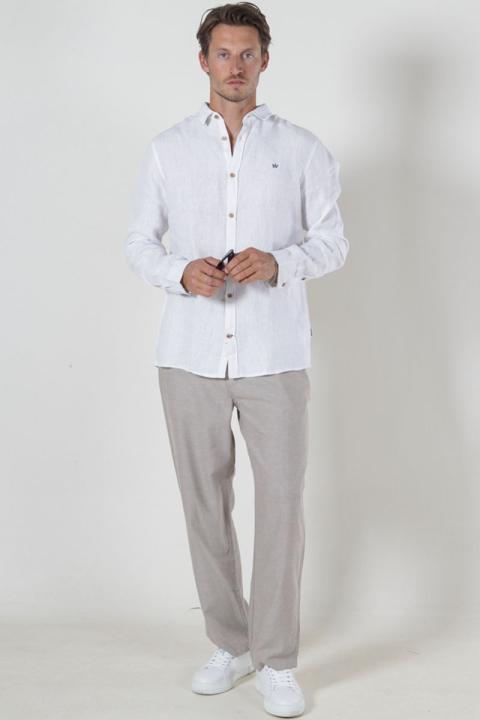 Kronstadt Ayers Ls shirt Off White