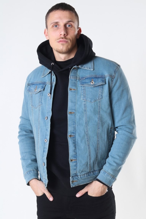 Solid Peyton Denim Jas Light Village Blue Denim