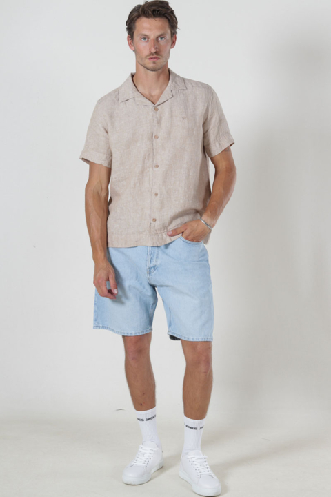 Kronstadt Ayers SS loose Shirt Feather Gray