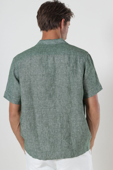 Kronstadt Ayers SS loose Shirt Hedge Green