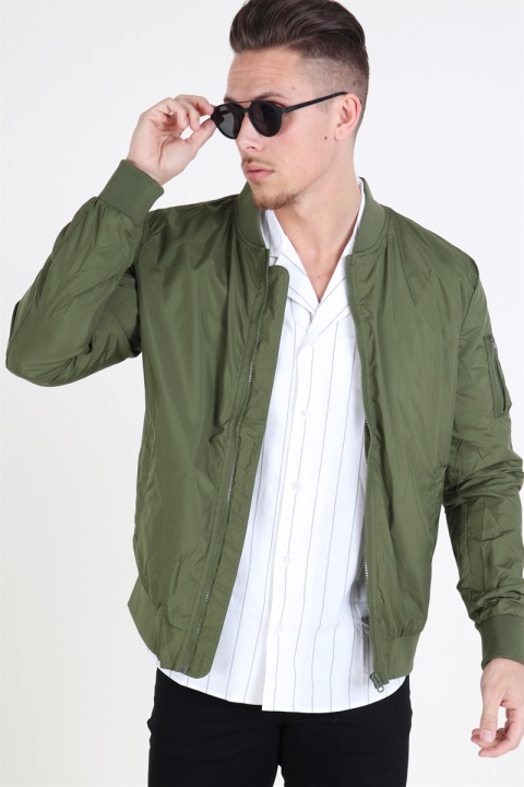 Urban Classics  Light Bomber Jas Olive