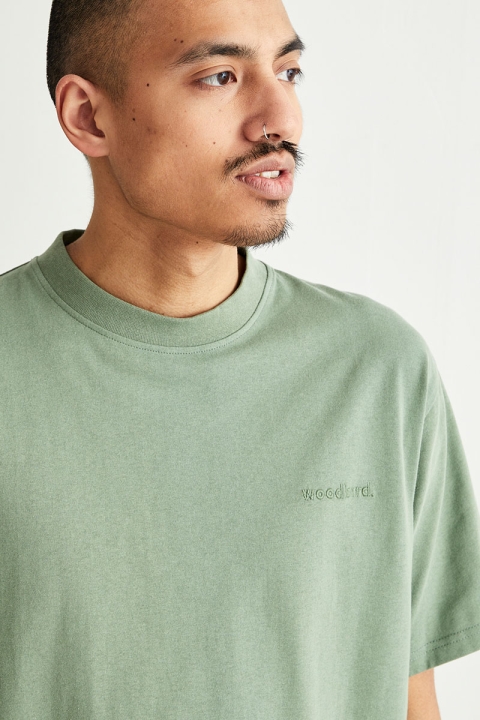 Woodbird Baine Base Tee Khaki