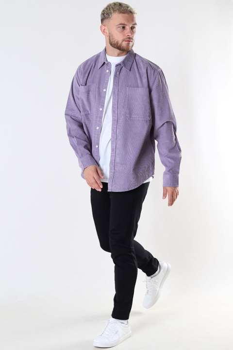 ONLY & SONS ONSALP RLX 2PKT WASHD CORD LS SHIRT NOOS Purple Ash