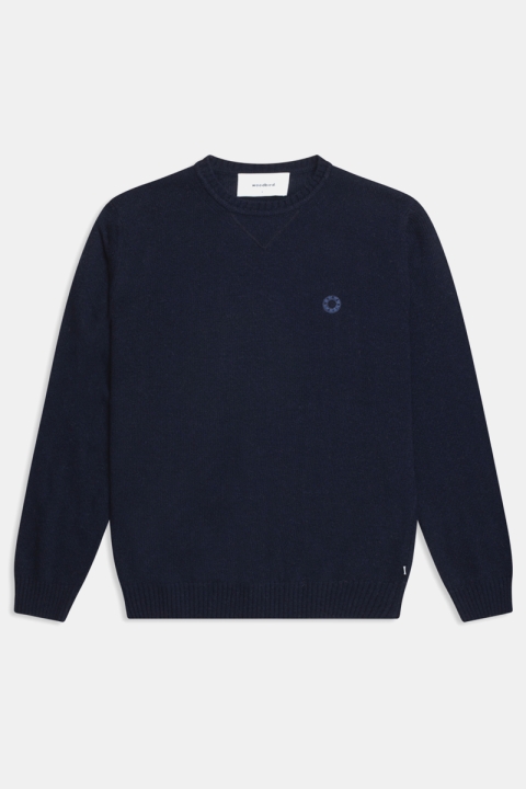 Woodbird Kriller Wool Knit Navy