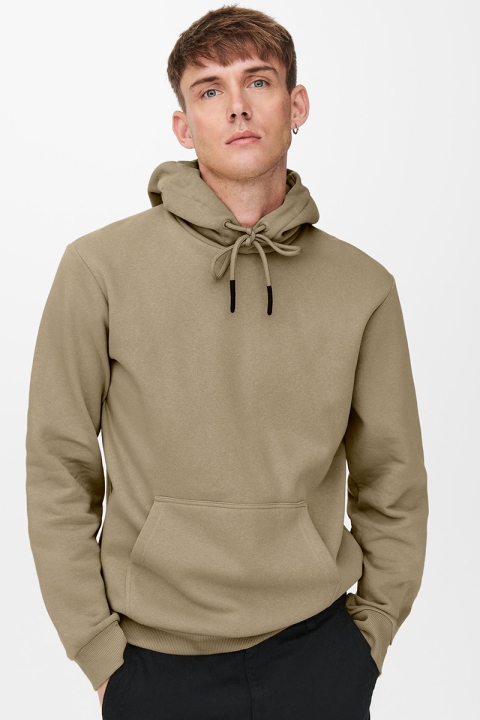 ONLY & SONS ONSCERES LIFE HOODIE SWEAT NOOS Incense
