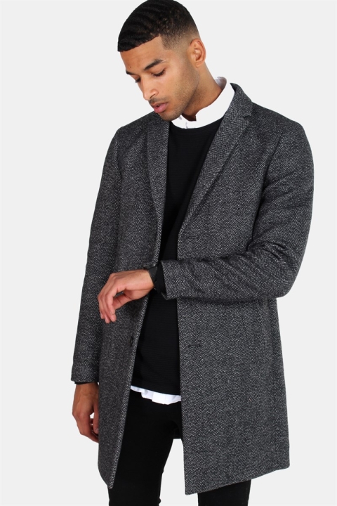 Jack and Jones JPRMorten Wollen Jas STS Grey Melange