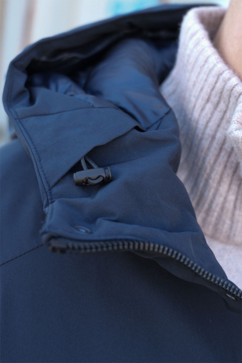 Jack & Jones Keen Stretch Parka Jacket Dark Navy
