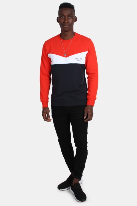 Jack & Jones Clarens Sweat Mix Pack Poinciana