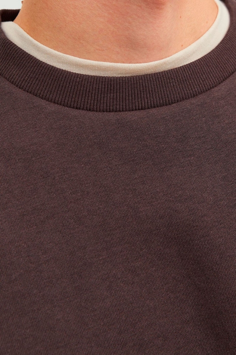 Jack & Jones Bradley Sweat Crew neck Seal Brown