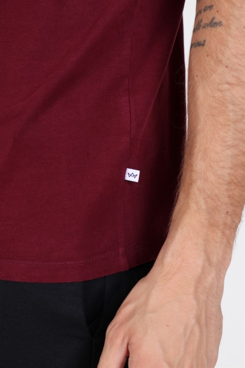 Kronstadt Basic T-shirt Bordeaux