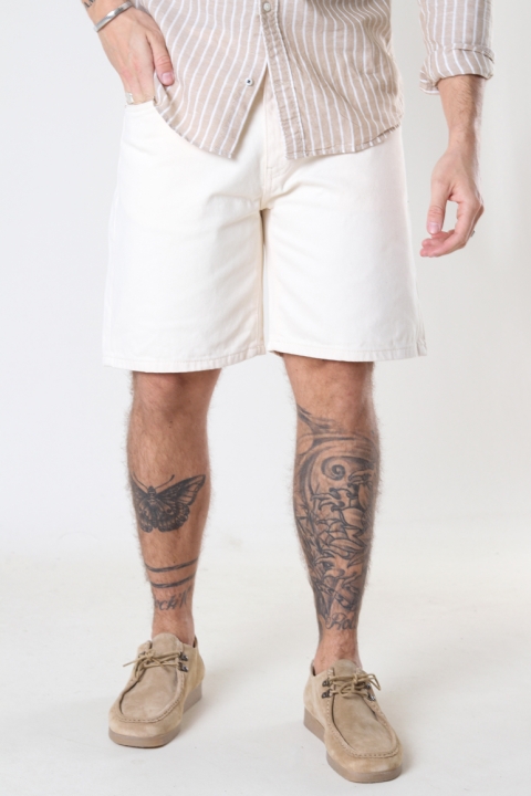 Woodbird Doc Twill Shorts Off White