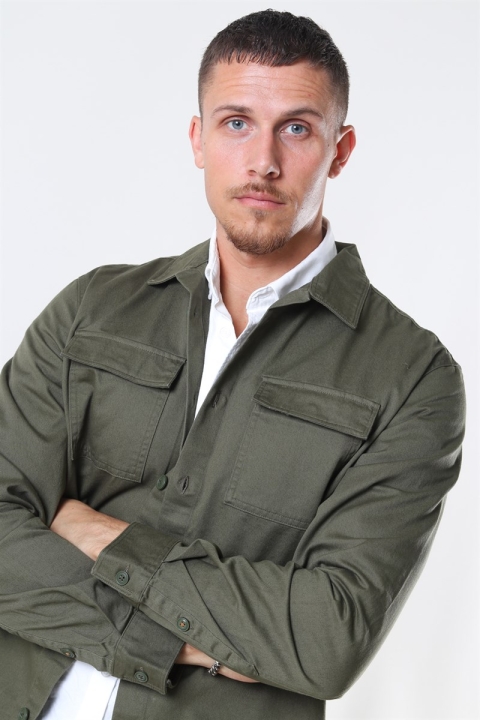 Jack & Jones Walter Overshirt Olive Night