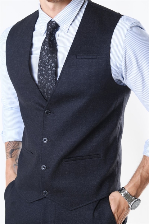 Jeff Coolidge Vest Mini Herringbone