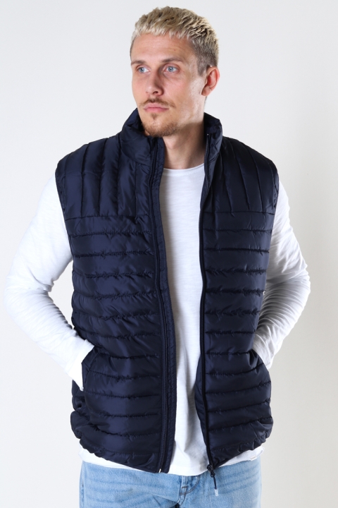 ONLY & SONS ONSPAUL QUILTED VEST OTW Dark Navy