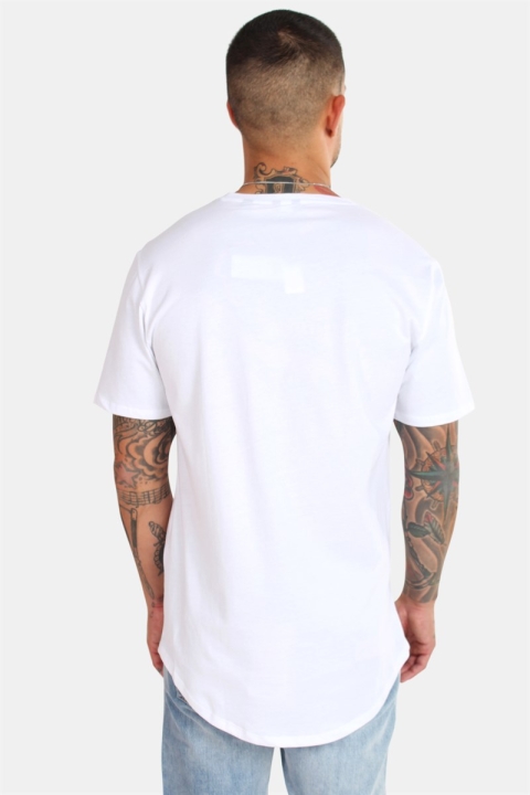 Only & Sons MATT LONGY SS TEE White