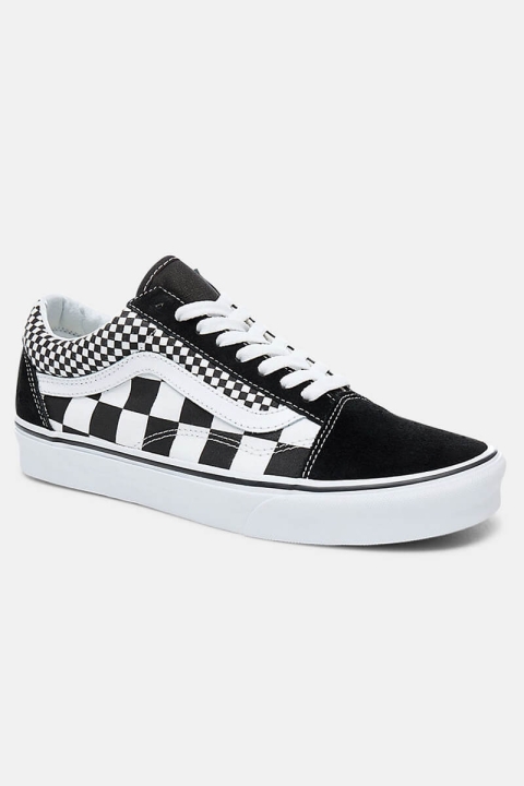 Vans Old Schoenol Mix Checker Sneakers Black/True