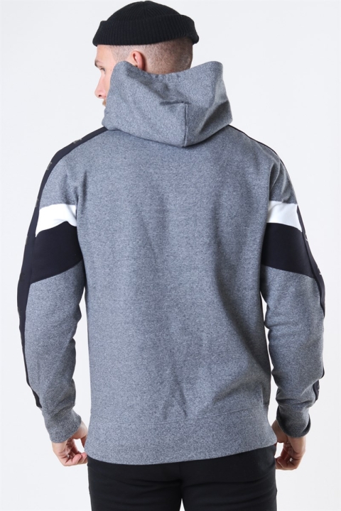 Champion Hooded Sweatshirt Darkgrey/black/white