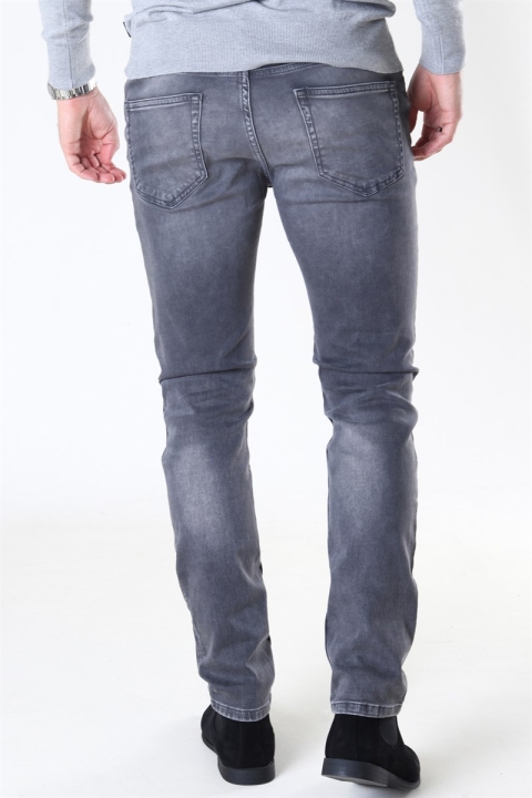 Only & Sons Loom Slim Jeans Jog Zip Grey Denim