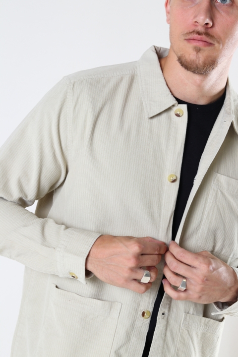 ONLY & SONS ONSNILES LIFE LS CORD OVERSHIRT Pelican