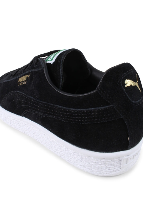 Puma Suede Classic Sneakers Black Team Gold-White