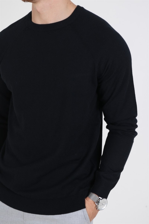 Only & Sons Mikkel Soft Crew Raglan Breien Black