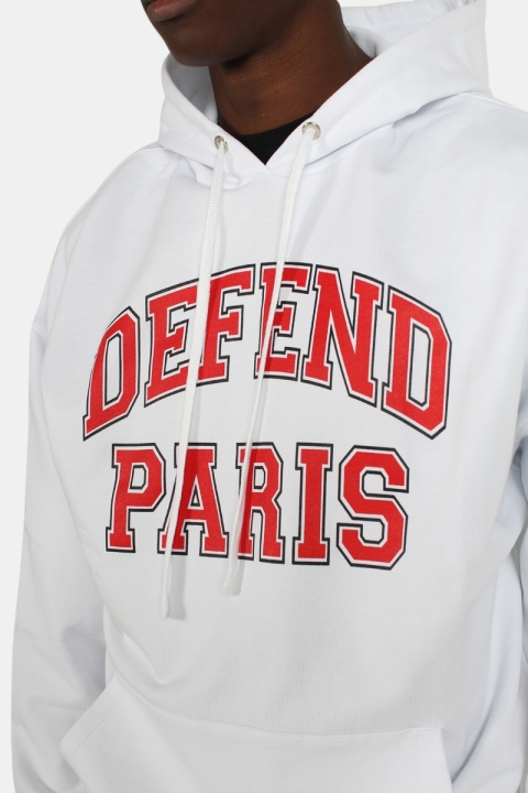 Defend Paris 92 Hoodies Sweat Capuche White