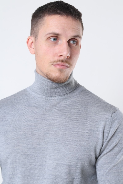 Clean Cut Copenhagen Merino Wool Roll Breien Light Grey Mel