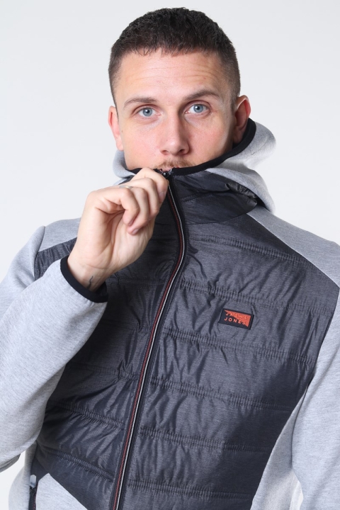 Jack & Jones Toby Hybrid Jas Light Grey Melange