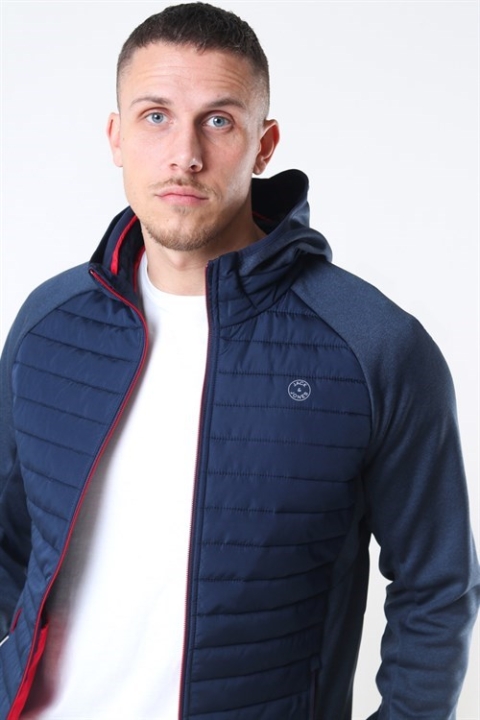 Jack & Jones Multi Quilted Jas Navy Blazer