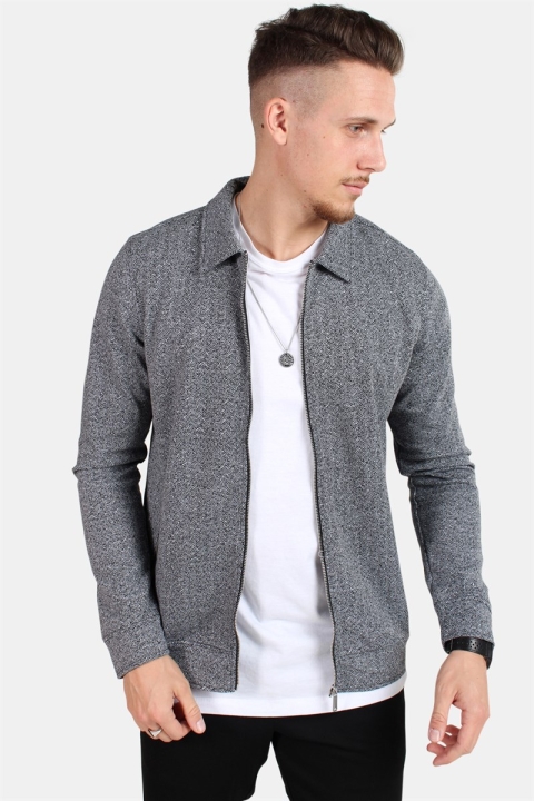 Jack & Jones Herring Sweat Jas Light Grey Melange