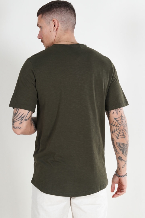 Jack & Jones JJEBASHER TEE O-NECK SS NOOS Forest Night REG