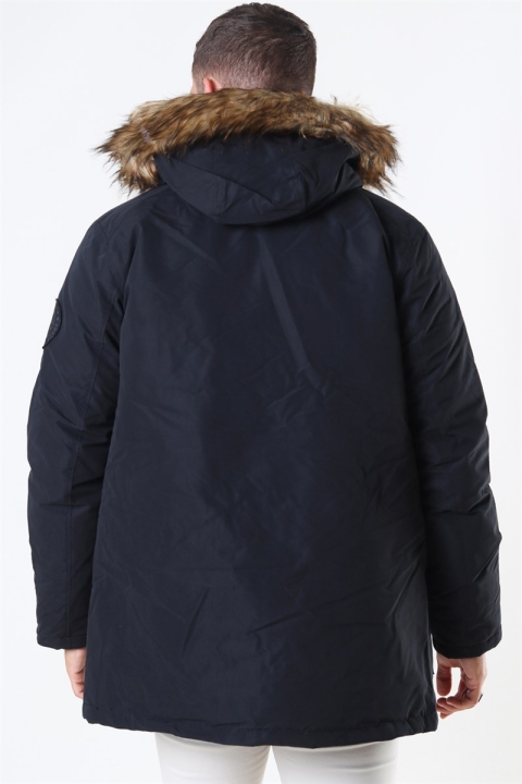 Jack & Jones Sky Parka Jacket Black